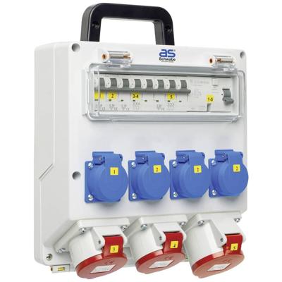 AS Schwabe FIXO 11D 61513 CEE-stroomverdeler 400 V 32 A AS Schwabe FIXO 11D 61513 CEE-stroomverdeler 400 V 32 A