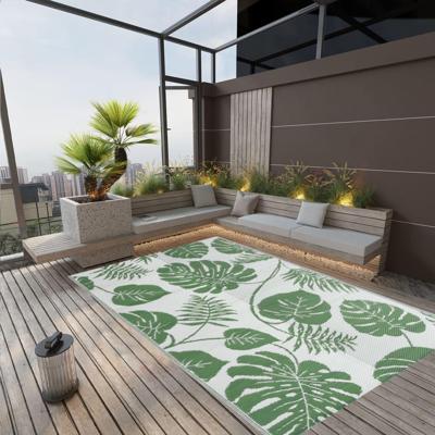 VidaXL Buitenkleed arakil 190x290 cm polypropeen groen VidaXL Buitenkleed arakil 190x290 cm polypropeen groen