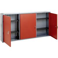 Küpper 70092 Hangkast voor gereedschap (b x h x d) 120 x 60 x 19 cm Rood, Zilver - thumbnail