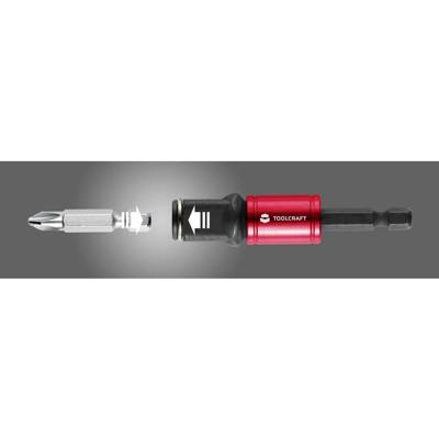 TOOLCRAFT 2159048 2-in-1 snelwisselbithouder lengte 72 mm aandrijving