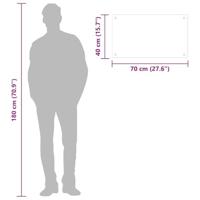 VidaXL Spatschermen keuken 2 st 70x40 cm gehard glas wit - thumbnail