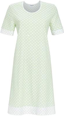 Katoenen nachthemd schelpen groen