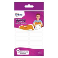 Avery Family kledingetiketten, ft 4,5 x 1,3 cm, wit, ophangbare etui met 36 etiketten - thumbnail