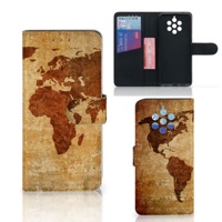 Nokia 9 PureView Flip Cover Wereldkaart - thumbnail