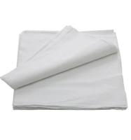 Boeren zakdoek wit uni 55 x 55 cm - thumbnail