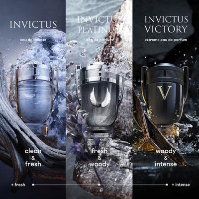 Paco Rabanne eau de toilette spray invictus 100ml heren - thumbnail