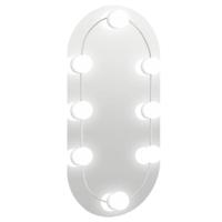 VidaXL Spiegel met led-verlichting 40x20 cm glas ovaal - thumbnail