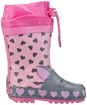 Playshoes regenlaarzen Poes Lichtroze-32