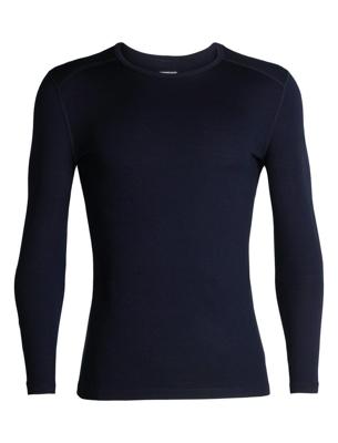 Icebreaker Merino 260 Tech LS Crewe Thermoshirt Heren Midnight Navy XL