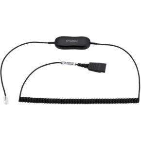 Jabra GN1218 Smart Cord spiraalkabel QD naar RJ9, 2 meter
