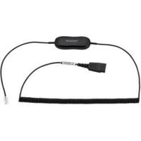 Jabra GN1218 Smart Cord spiraalkabel QD naar RJ9, 2 meter - thumbnail