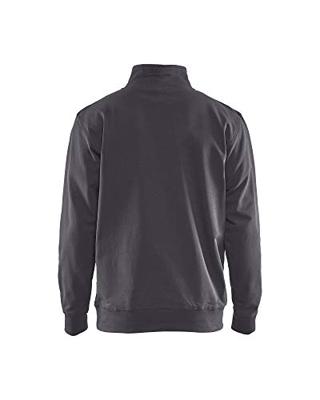 Blåkläder Sweatshirt bicolour met halve rits 33531158 | Medium Grijs/Zwart | Maat 4XL - 7330509697214 Blåkläder Sweatshirt bicolour met halve rits 33531158 | Medium Grijs/Zwart | Maat 4XL - 7330509697214