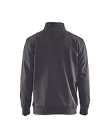 Blåkläder Sweatshirt bicolour met halve rits 33531158 | Medium Grijs/Zwart | Maat 4XL - 7330509697214 - thumbnail