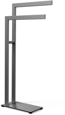 ZACK Linea staand handdoekrek 38,5x15x80cm grafiet