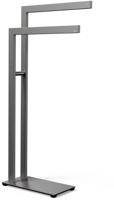 ZACK Linea staand handdoekrek 38,5x15x80cm grafiet - thumbnail