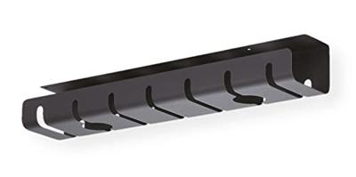 ROLINE kabelgoot, voor montage onder bureau (2 stuks), zwart ROLINE kabelgoot, voor montage onder bureau (2 stuks), zwart