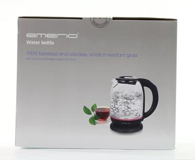 Emerio WK-119255 waterkoker Zwart, Transparant 2200 W Emerio WK-119255 waterkoker Zwart, Transparant 2200 W