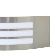 VidaXL Buiten wandlamp 2 pcs zilver 32 x 10 x 10 cm - thumbnail