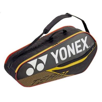 Yonex badmintontas Team Bag 6R zwart/geel Yonex badmintontas Team Bag 6R zwart/geel