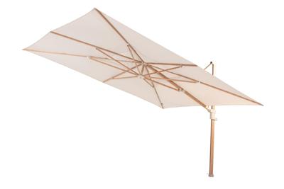 Finca zweefparasol zand met houtlook frame 400 x 300 cm 4SO - 4so Finca zweefparasol zand met houtlook frame 400 x 300 cm 4SO - 4so