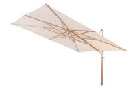 Finca zweefparasol zand met houtlook frame 400 x 300 cm 4SO - 4so - thumbnail