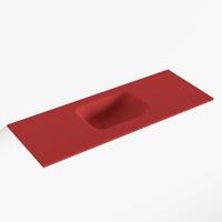 MONDIAZ LEX Fire solid surface inleg wastafel voor toiletmeubel 80cm. Positie wasbak midden - thumbnail