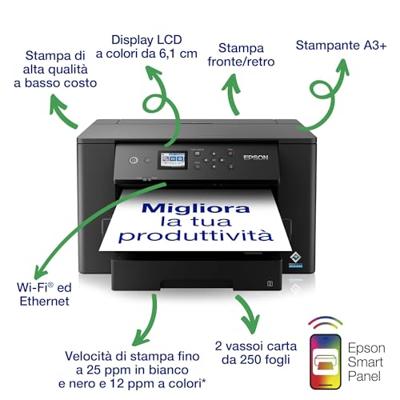 Epson Workforce WF-7310DTW All-in-one inkjet printer Zwart - thumbnail