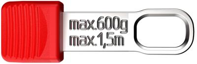 Knipex TetheredTool Clips rood | 10 stuks - 00 62 10 TR Knipex TetheredTool Clips rood | 10 stuks - 00 62 10 TR