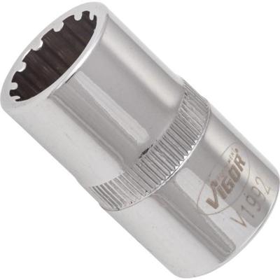 Vigor V1992 Dop (zeskant) Dopsleutelinzetstuk 14 mm 1/2 (12.5 mm)