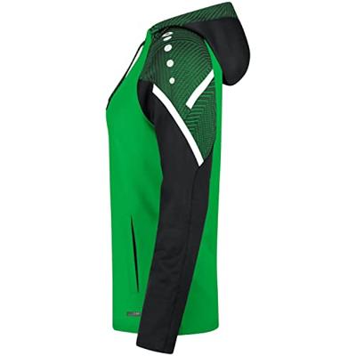 JAKO 6722 Sweater Met Kap Performance - Zachtgroen/Zwart - L
