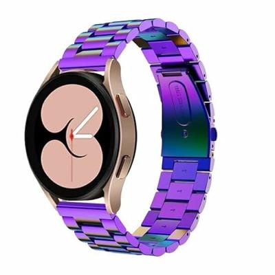 Garmin Venu / Sq / Sq2 / 2 plus - Stalen schakelband - Multicolor Garmin Venu / Sq / Sq2 / 2 plus - Stalen schakelband - Multicolor