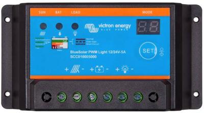 Victron Energy Laadregelaar voor zonne-energie PWM 12 V, 24 V 5 A Victron Energy Laadregelaar voor zonne-energie PWM 12 V, 24 V 5 A