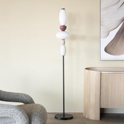 By-Boo Vloerlamp 'Garca' Keramiek en glas, 163cm hoog