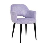 Richmond Eetkamerstoel 'Giovanna' Chenille, kleur Lavender - thumbnail