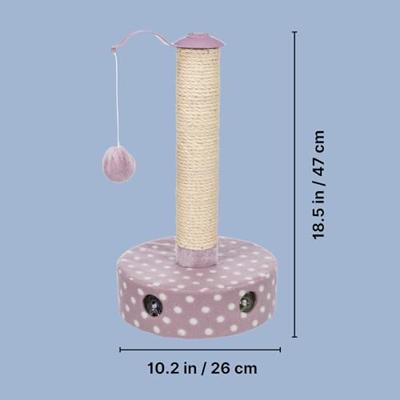 Krabpaal voor Katten Trixie Junior Polar Paars Lila Ø 6,5 cm 47 cm - thumbnail