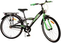 Volare thombike kinderfiets - jongens - 24 inch - zwart groen - twee handremmen - thumbnail