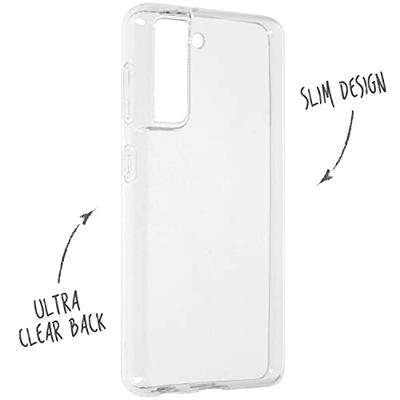 Accezz Clear Backcover Samsung Galaxy S21 FE Telefoonhoesje Transparant