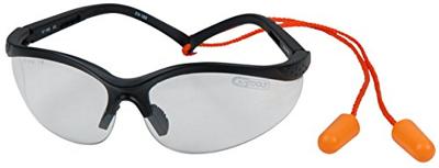 Veiligheidsbril-transparant, met oordopjes KS Tools 310.0176