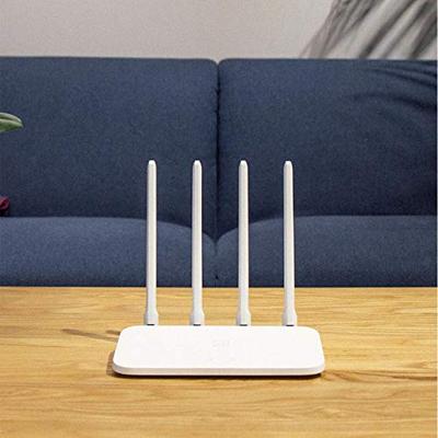 Xiaomi Mi AIOT Router 4C WLAN-router (tot 300 Mbps bij 2,4 GHz, Dual-Core CPU, 2 x LAN-poorten, 4 externe antennes, tot 64 apparaten),wit