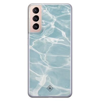 Samsung Galaxy S21 siliconen hoesje - Aqua