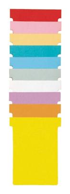 Nobo T-planbordkaarten index 2, ft 85 x 60 mm, roze