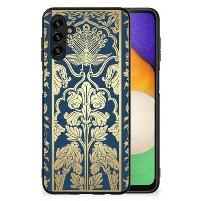 Samsung Galaxy A13 5G | A04s Bloemen Hoesje Beige Flowers Samsung Galaxy A13 5G | A04s Bloemen Hoesje Beige Flowers