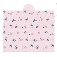 Stitch fleece plaid met capuchon 120 x 150 cm - polyester - thumbnail