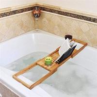 QUVIO Badrekje - Verstelbaar tot 104 cm breed - Hout - thumbnail