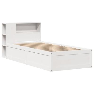 Bedframe zonder matras massief grenenhout wit 140x200 cm Bedframe zonder matras massief grenenhout wit 140x200 cm