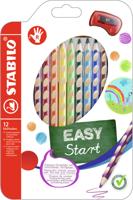 STABILO EASYstart kleurpotlood, rechtshandig, etui van 12 stuks, assorti - thumbnail