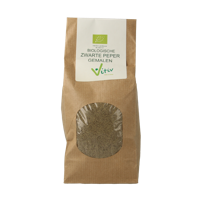 Vitiv Peper gemalen zwart bio 250 Gram - thumbnail