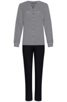 Zwart-witte Pastunette doorknooppyjama - thumbnail