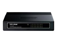 TP-Link TL-SF1016D 16-Port 10/100 Mbps Desktop Ethernet Switch/Hub, Ethernet Splitter, Plug & Play, no configuration required, Black - thumbnail