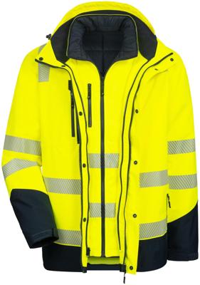 NITRAS SAFETY warnschutzjacke "motion tex viz plus" safety jackets gr. l nitras motion tex viz